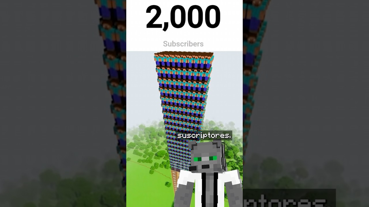 &iquest;Cu&aacute;ntos SUSCRIPTORES aguanta? #minecraft