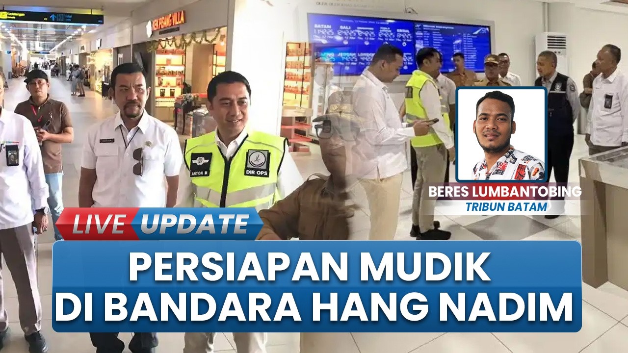 Wagub Kepri Cek Kesiapan Mudik di Bandara Hang Nadim Batam, Prediksi Jumlah Penumpang Naik 3 Persen