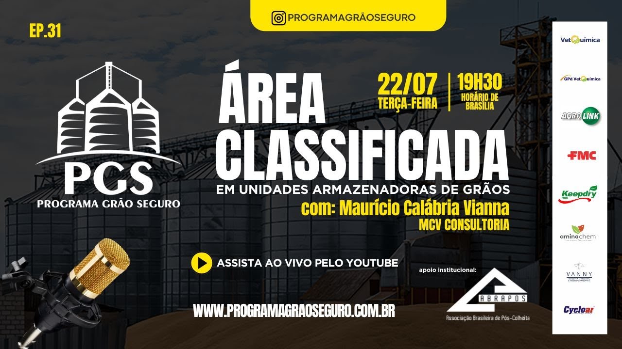 ÁREA CLASSIFICADA EM UNIDADES ARMAZENADORAS DE GRÃOS