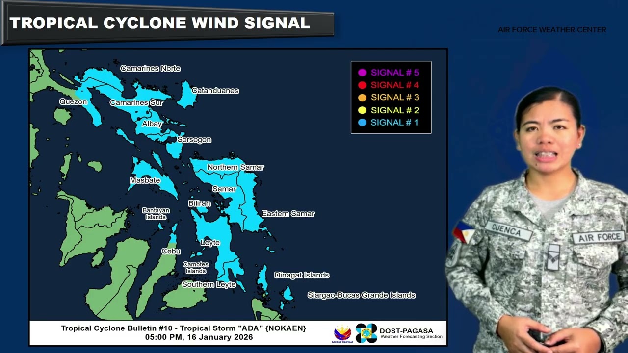 16 1800 JANUARY 2026 WEATHER BROADCAST