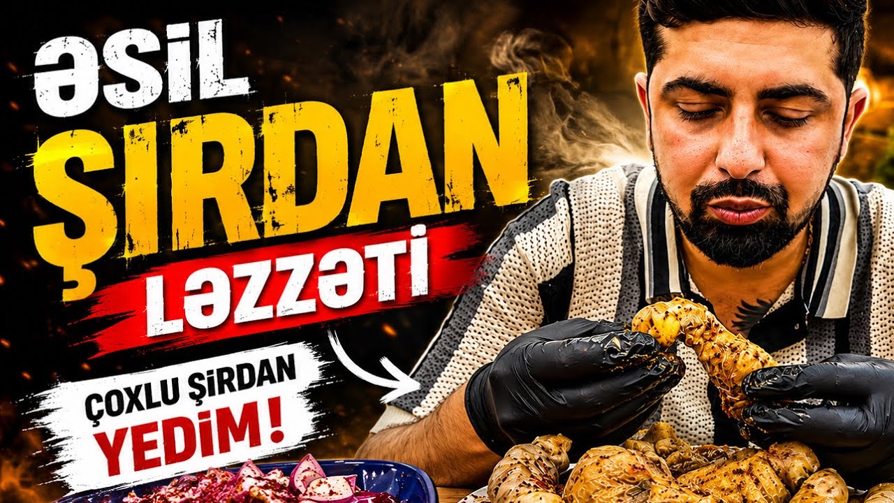ASMR FOOD / 🥶SARIMSAQLI ŞIRDAN😱