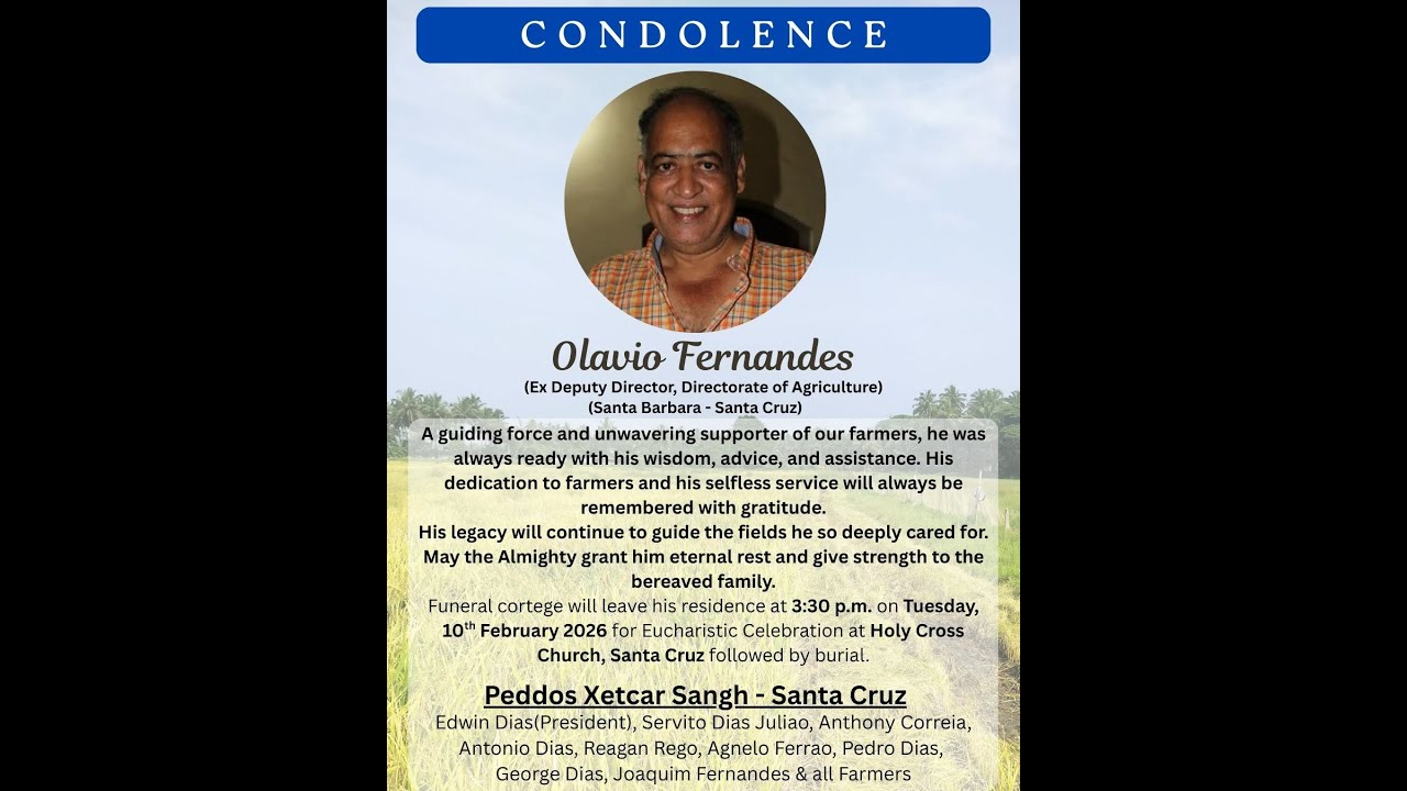 Farewell Tribute to Olavio Fernandes by Pedro's Xetcar Sang- Santa Cruz,2026
