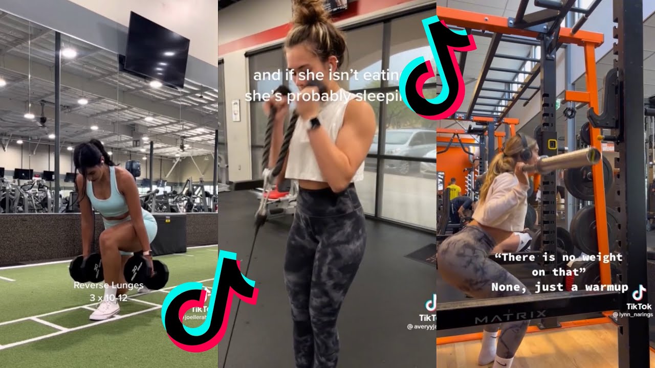 Woman Being Gym Rats for 8 minutes straight -Gym Tiktok 🏋🏻‍♀️💅💪🏻
