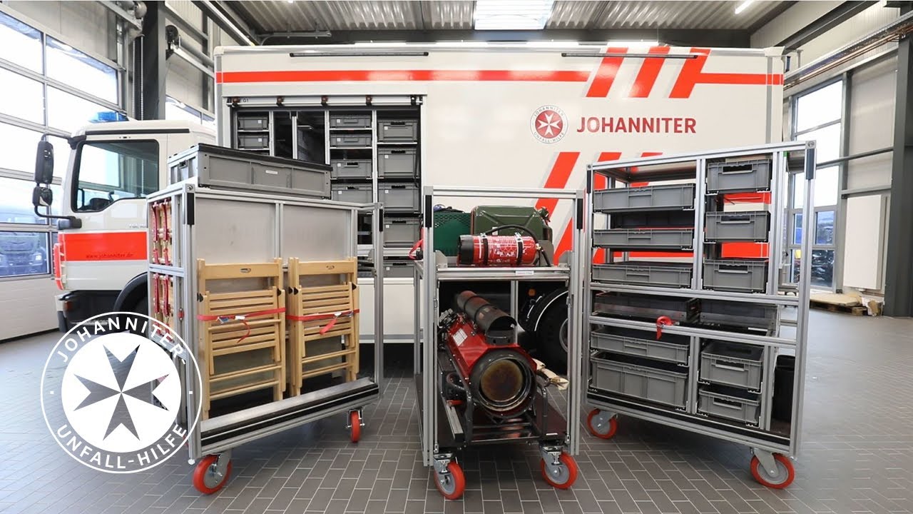Kein Fahrzeug von der Stange: Die Ger&auml;tewagen Sanit&auml;t (GW-SAN) der Johanniter