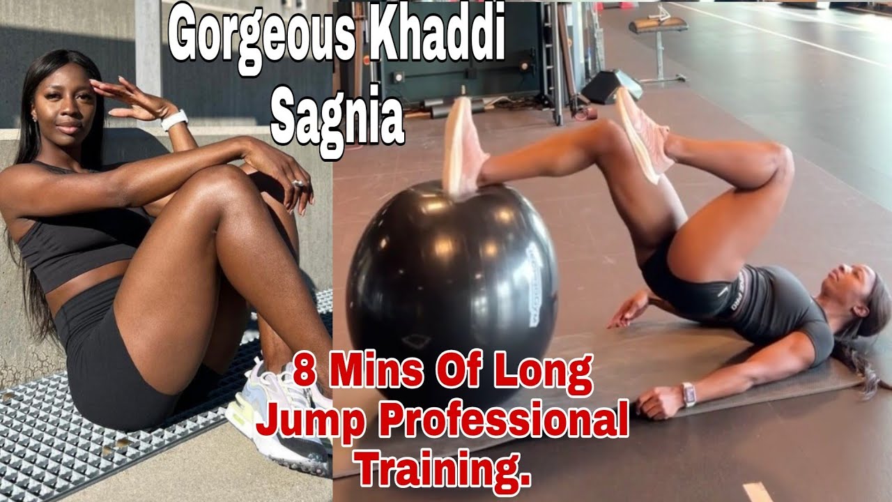 🇸🇪Swidish Hottie Khaddi Sagnia | Long Jumper Professional Training and Workout 2023 Athlete Motivat.