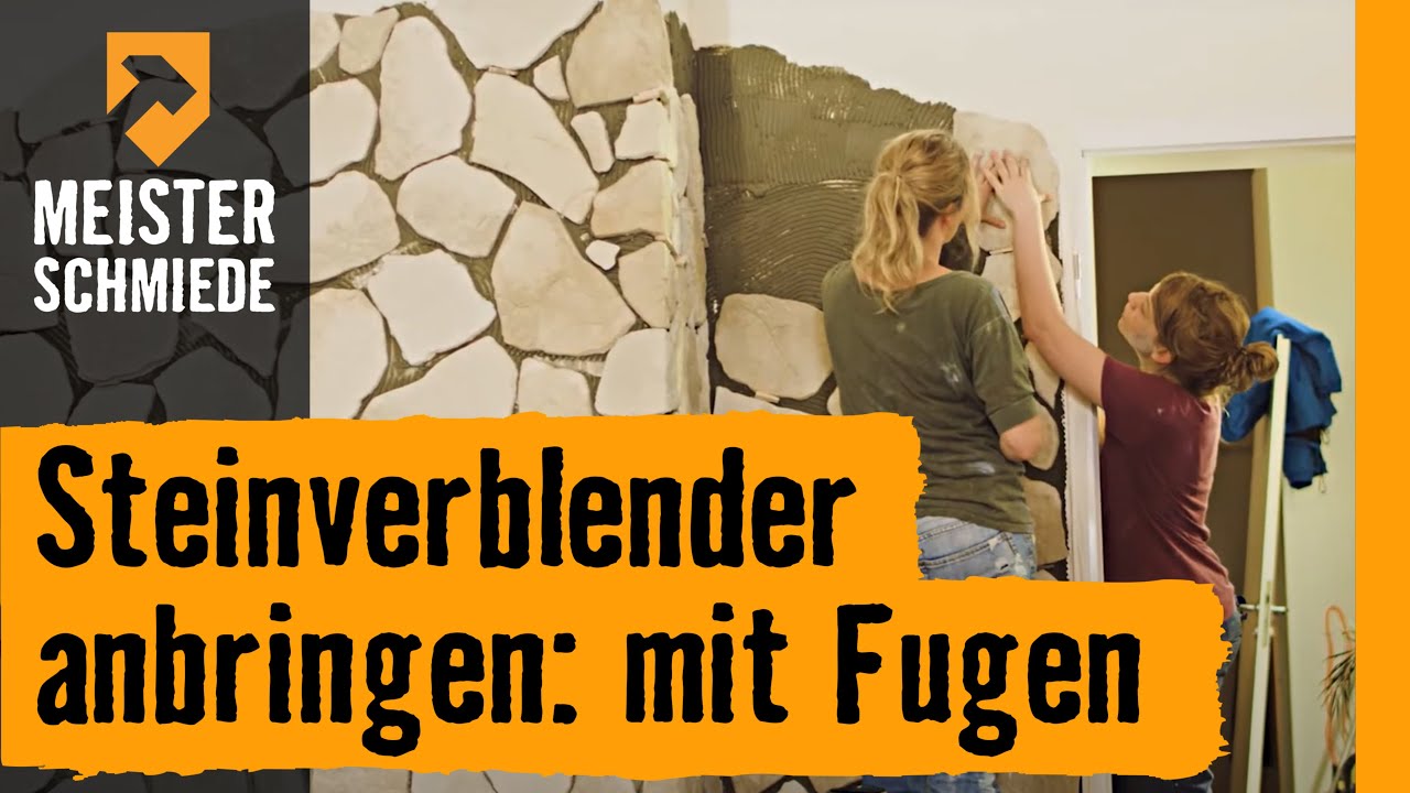 HORNBACH Meisterschmiede - Steinverblender anbringen: mit Fugen