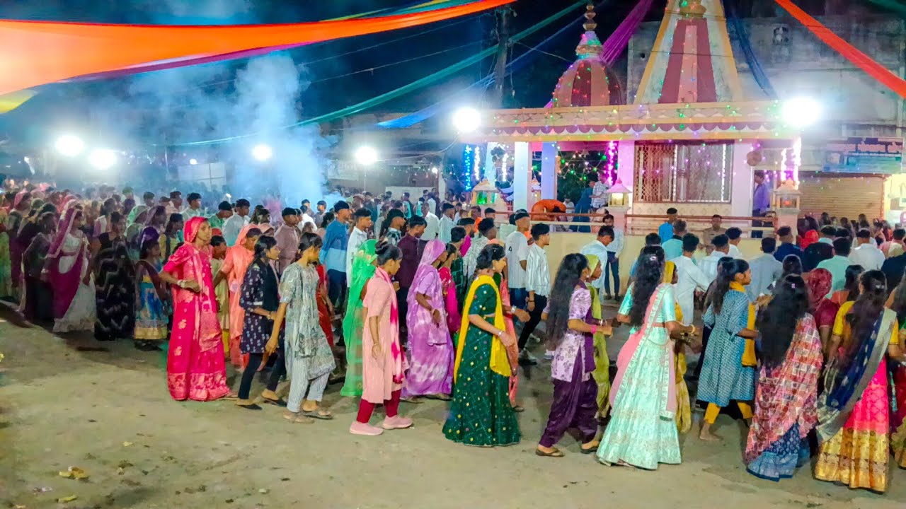 છેલ્લું નોરતું બાકરોલ Full moj😂 | Garba Dance | Navratri Festival | Traditional | Sanju Rathva Vlogs