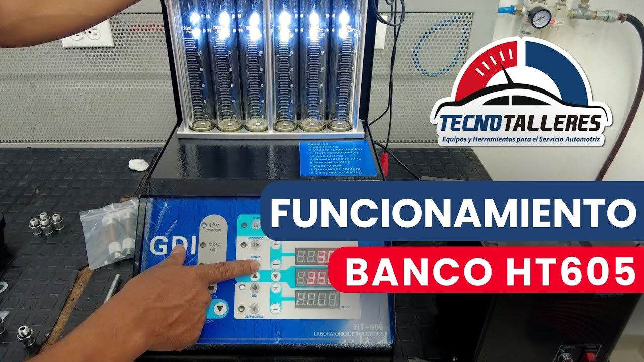 FUNCIONAMIENTO HT 605 I BANCO DE INYECTORES I TECNOTALLERES