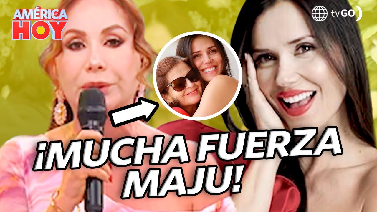 América Hoy: Gustavo y Maju estuvieron juntos en el velorio de la mamá de la conductora (HOY)