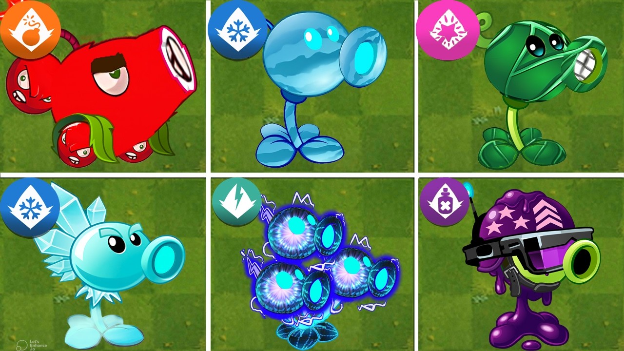 PvZ 2 Challenge - Random Super Plants Max Level Power Up vs Final Zomboss #29