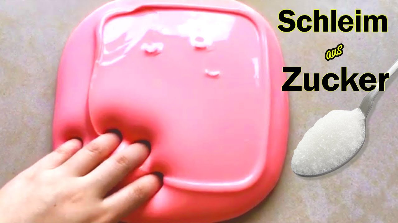 NEU SLIME OHNE KLEBER, 2 Zutaten Klarer Schleim mit Zahnpasta und Zucker