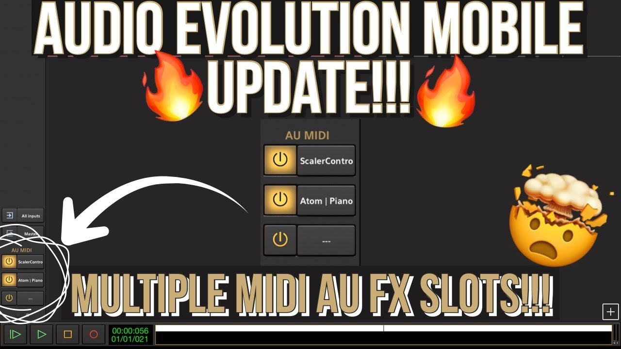 Audio Evolution Mobile AU MIDI FX Update!! *HUGE!!!* | Feb 21st 2023