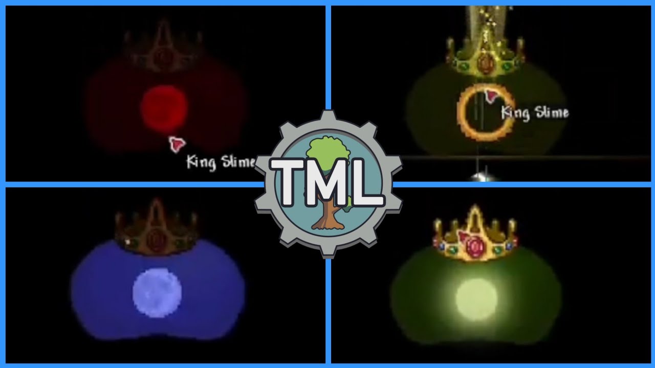 Terraria Forgotten Eveils Curse mode King Slime [all variants]