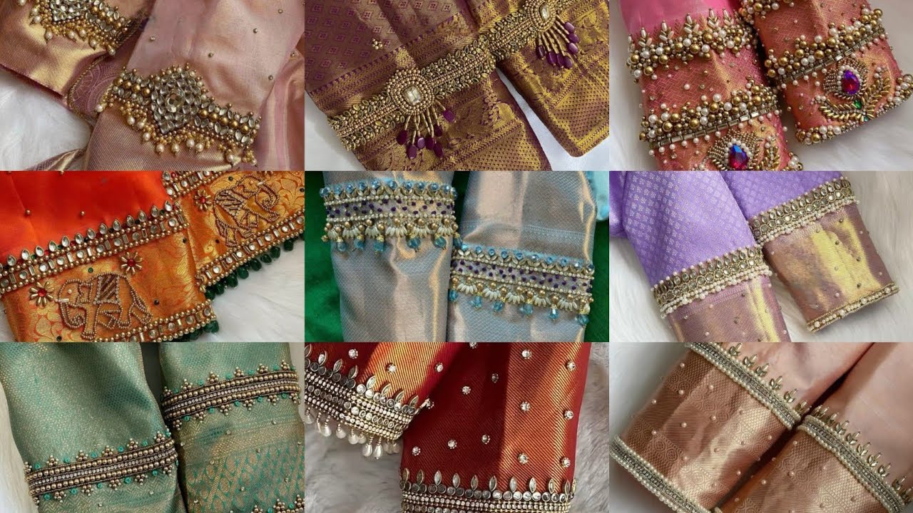 💯💁‍♀️ Maggam work blouse designs/designer blouse/Aari work blouse designs/blouse models