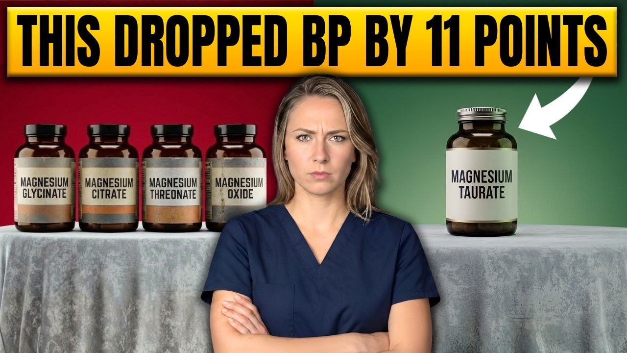I Tested Every Type Of Magnesium On Seniors With High BP &mdash; Only One Dropped It 11 Points