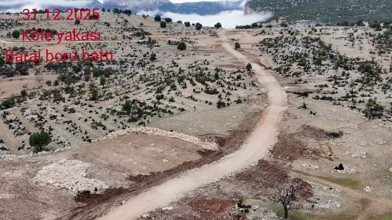 Dağlı köyü köle yakasında, Sorgun barajı sulama boru hattı kazısı 
