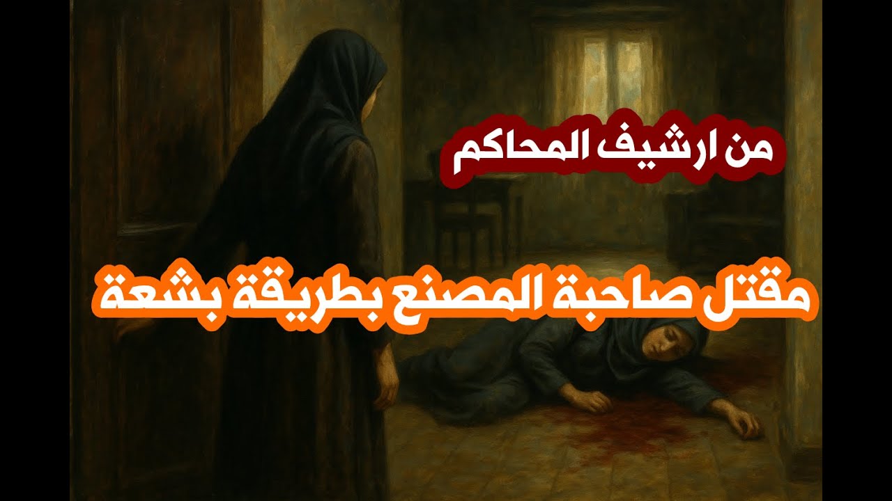 من ارشيف المحاكم حل لغز مقتل صاحبة المصنع بطلق ناري في الرأس والقاتل هيصدمك فعلا