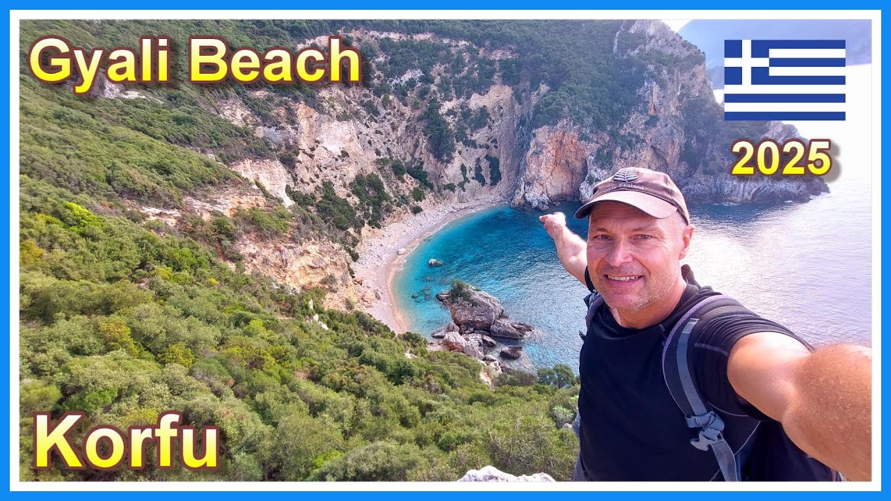 Gyali Beach | Ein Traum in Türkis | Korfu 2025 | 4K |