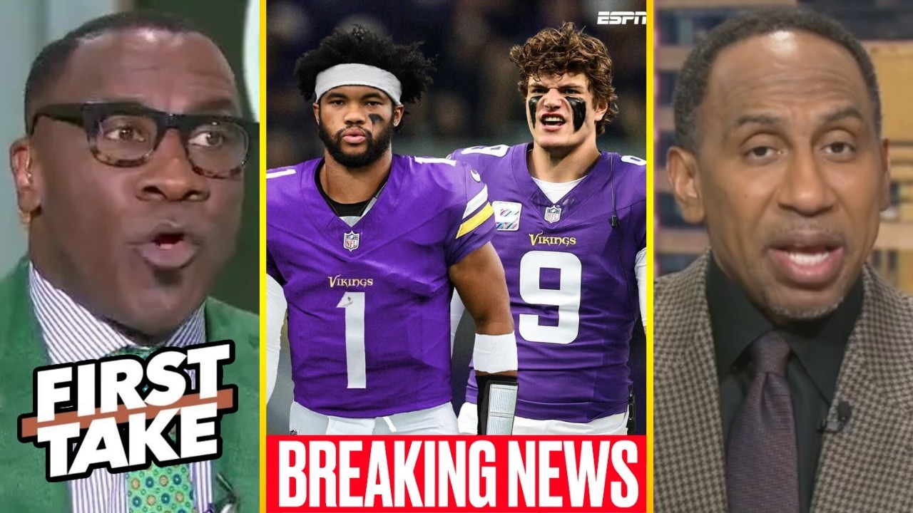 FIRST TAKE | J.J. McCarthy's time in Minnesota is OVER - Shannon reacts to Vikings sign Kyler Murray