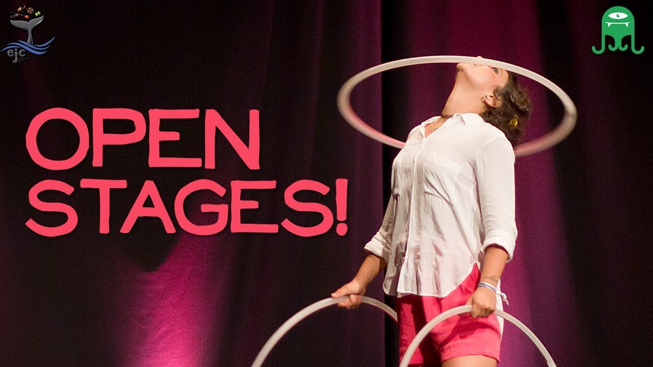 EJC2018 Azores : On the stage - Open Stages - 41st European Juggling Convention