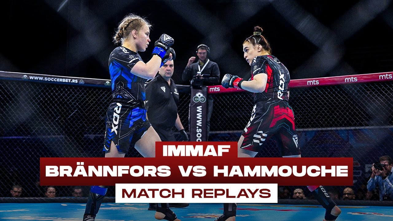 Sani Brännfors vs. Lina Hammouche | FULL FIGHT | 2025 IMMAF European Championships
