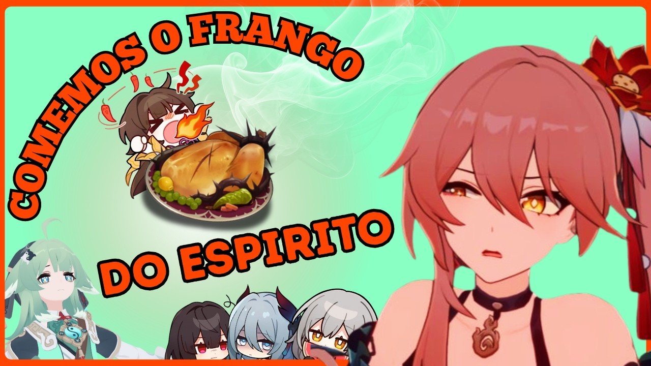 EU E A SUSHANG COMEMOS O FRANGO DE UM ESPIRITO MALIGNO - Ramona Dubs