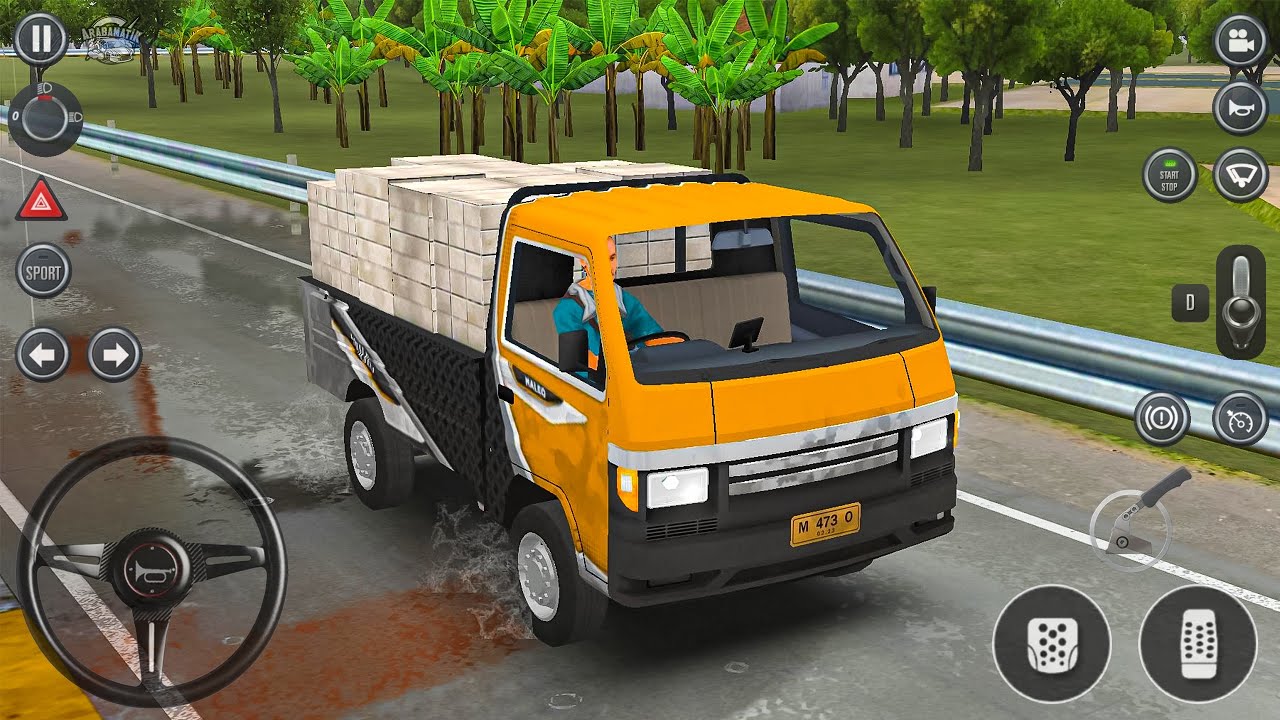 Kamyon Sürüş Simülatör Oyunu - Truck Simulator Indonesia - Android GamePlay