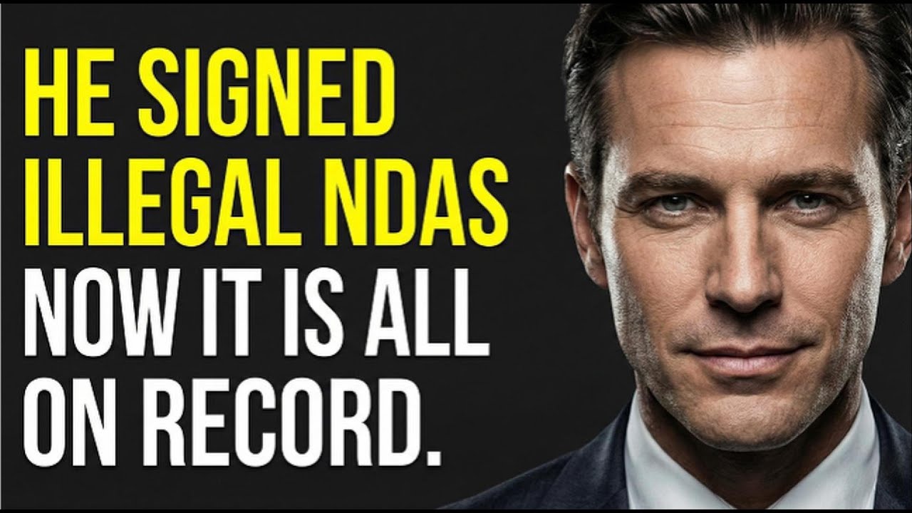 He signed illegal NDAs while I absorbed the abuse, now it is all on record. 108