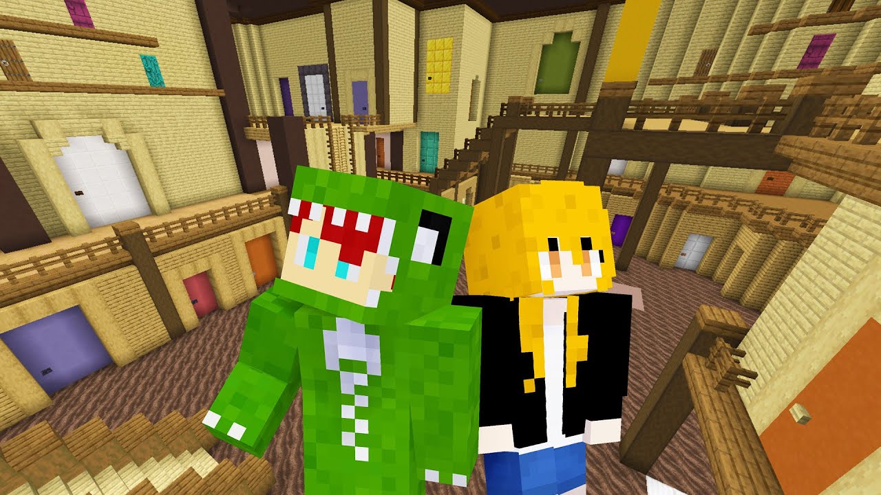 不思議な100枚の扉があるマインクラフト
