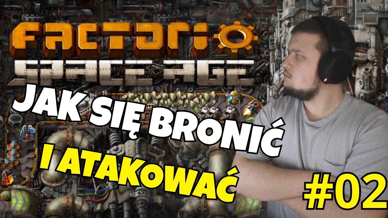 FACTORIO PORADNIK DLA POCZĄTKUJĄCYCH - OBRONA I ATAK | FACTORIO PORADNIK | #02