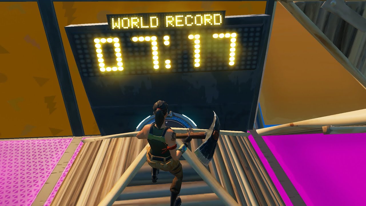 7:17!! #BouziTournament WORLD RECORD - aim (God Run)