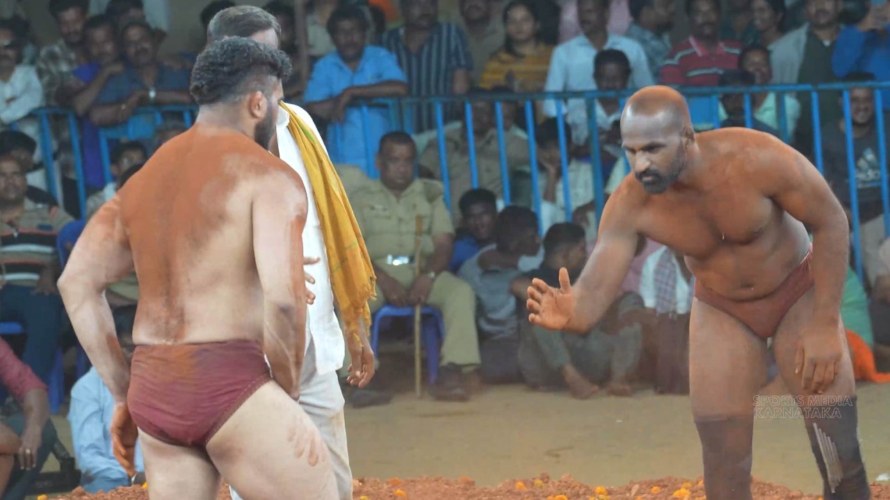 ಕಾರ್ತಿಕ್ ಕಾಟೆ ಅಬ್ಬರದ ಪ್ರದರ್ಶನ ಶಿವಮೊಗ್ಗ ಮಾರಿಕಾಂಬ ಕುಸ್ತಿ | ಹೇಗಿತ್ತು ನೋಡಿ ಗದೆ ಕುಸ್ತಿ 