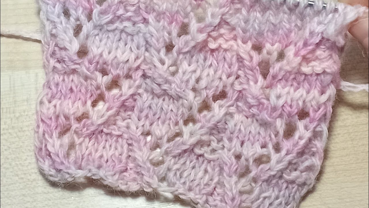 Вяжем интересный, устойчивый,простой в вязании узор. We knit an interesting pattern for products. 