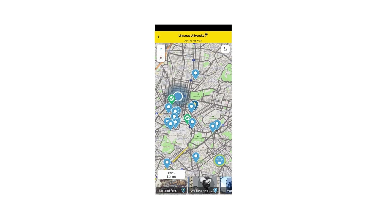 Athens Art Walk - Interactive Technologies