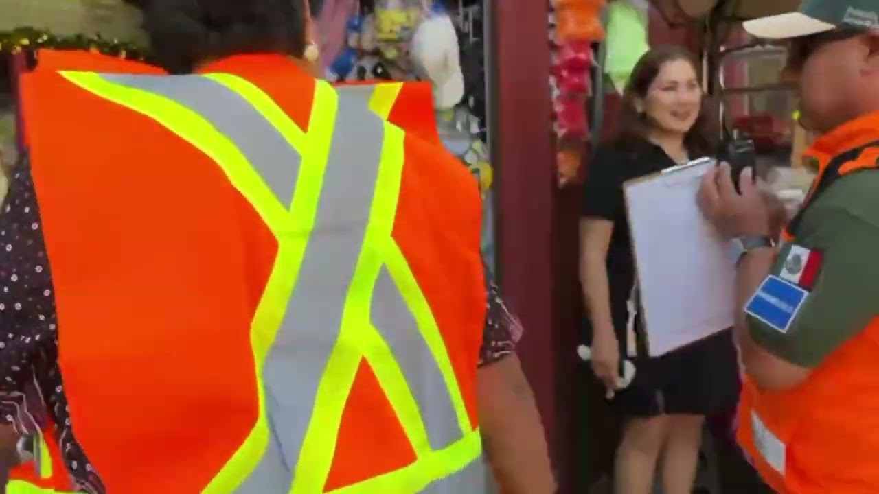 Realizan simulacro de sismo en el mercado de La Merced, a fin de fortalecer la