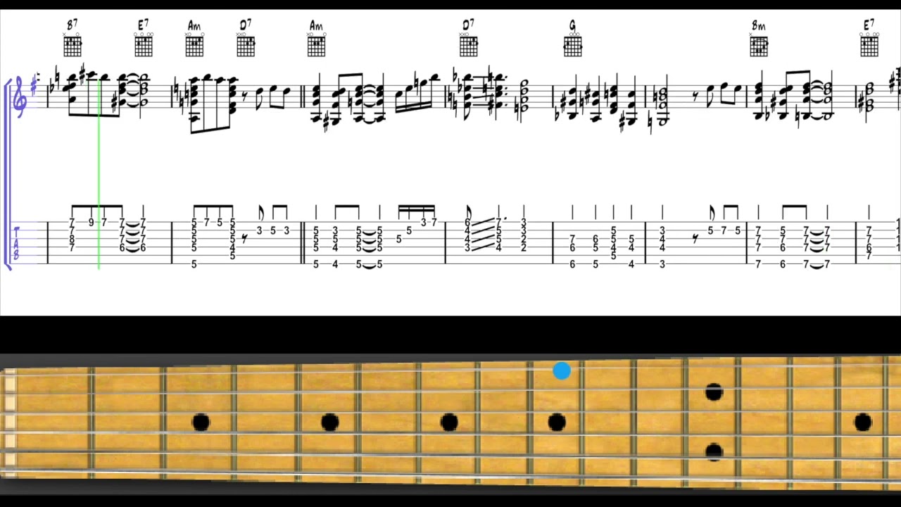 I Hadn't Anyone Till You | Solo Jazz Guitar Tabs