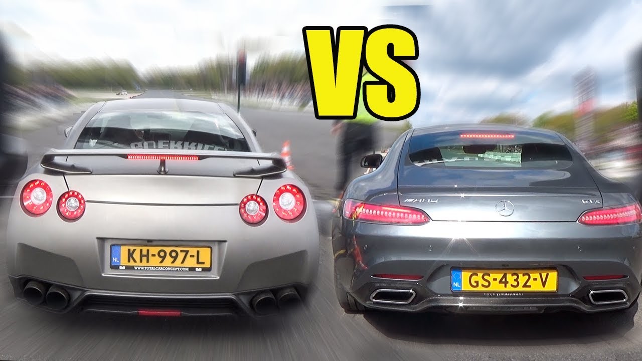 NISSAN GTR R35 vs MERCEDES BENZ AMG GTS - DRAG RACE🚀