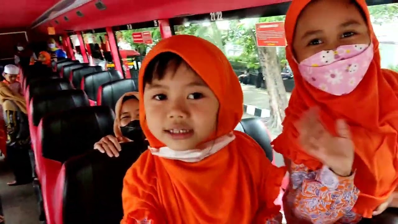Jalan-jalan Keliling Kota Semarang naik Bus Denok Kenang TK ABA 04