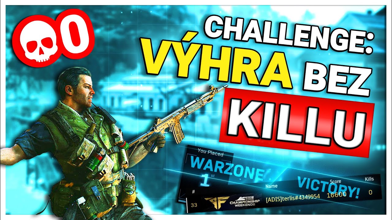 Vyhrál jsem bez killu! | WARZONE CHALLENGE