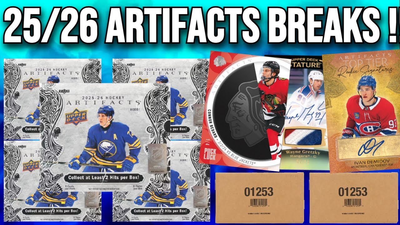 2025-26 Upper Deck Artifacts Hockey CASE BREAKS !! 🔥
