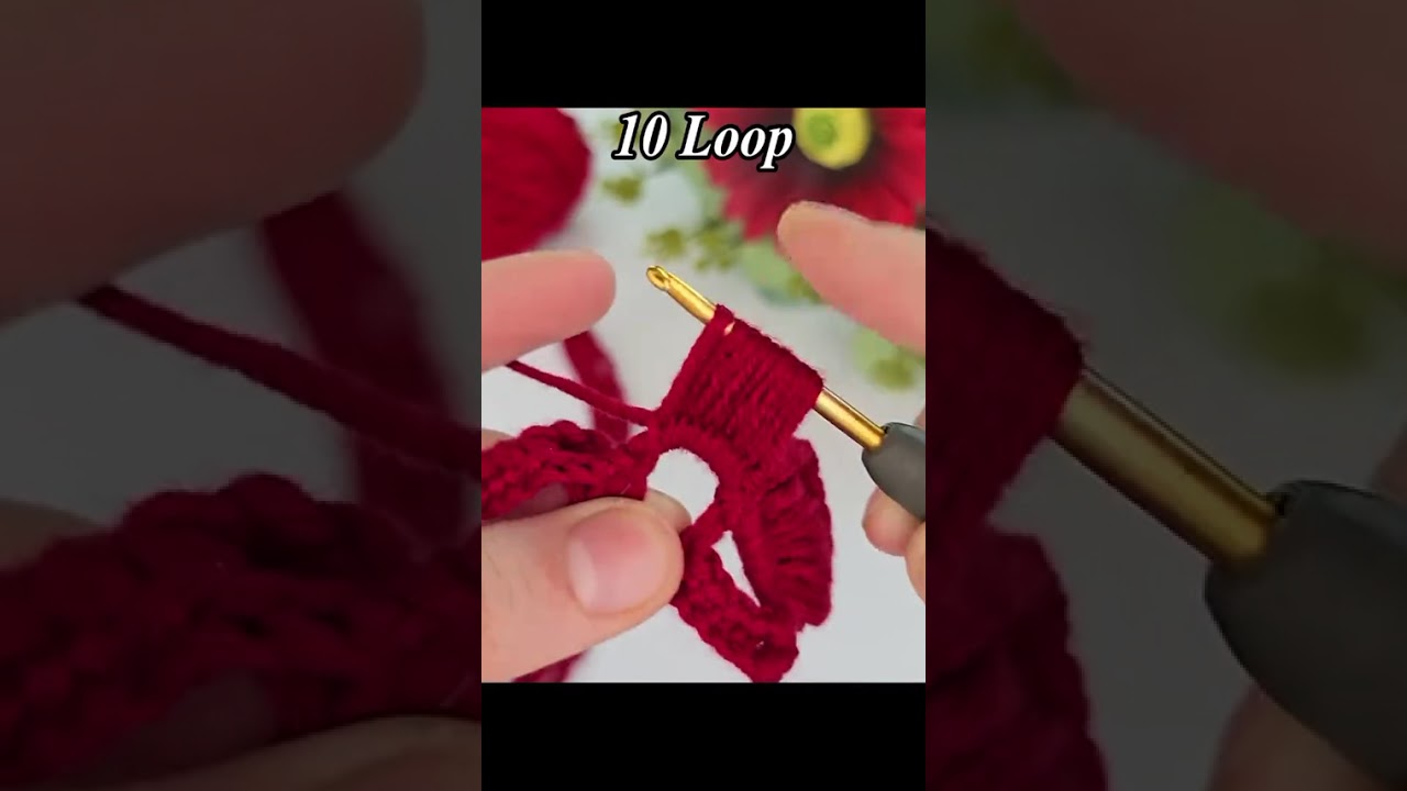 Crochet 🧶 Rose Pattern. 