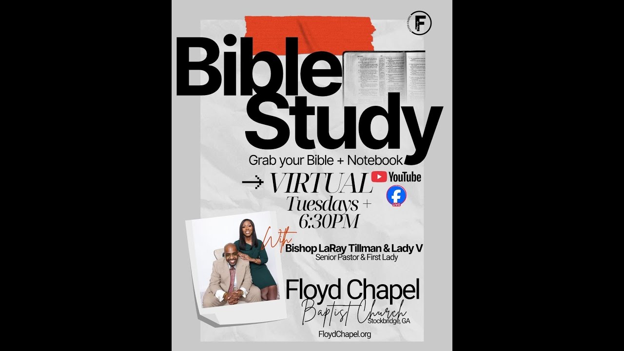 Bible Study is BACK tonight at 6:30PM!