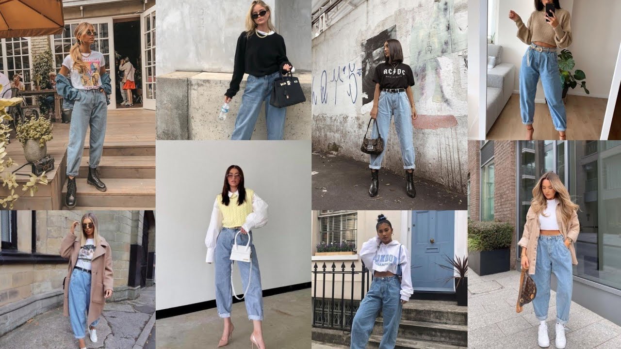 OUTFITS CON SLOUCHY JEAN - MODA 2021 🌼