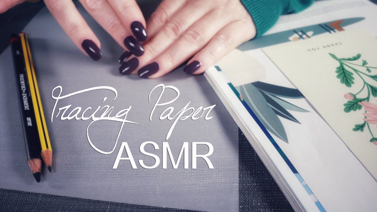 ✏️ Tracing Paper ASMR  💖 Pencils, Tracing Images, Drawing 😊 Quiet Whispering