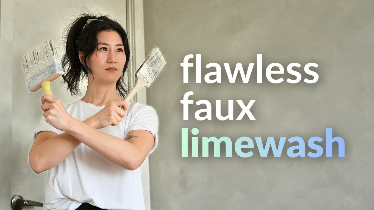 How to DIY faux limewash for detailed freaks *this might bother you*
