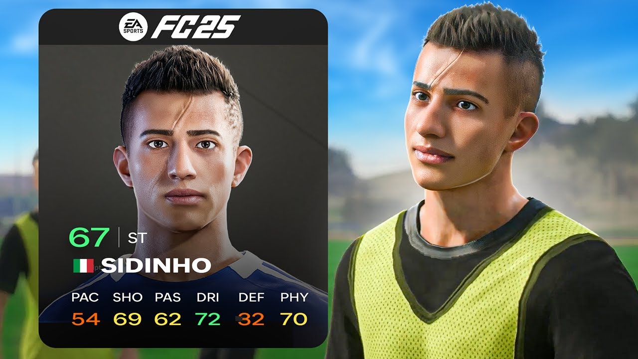 Я создаю своего собственного игрока... в FC 25