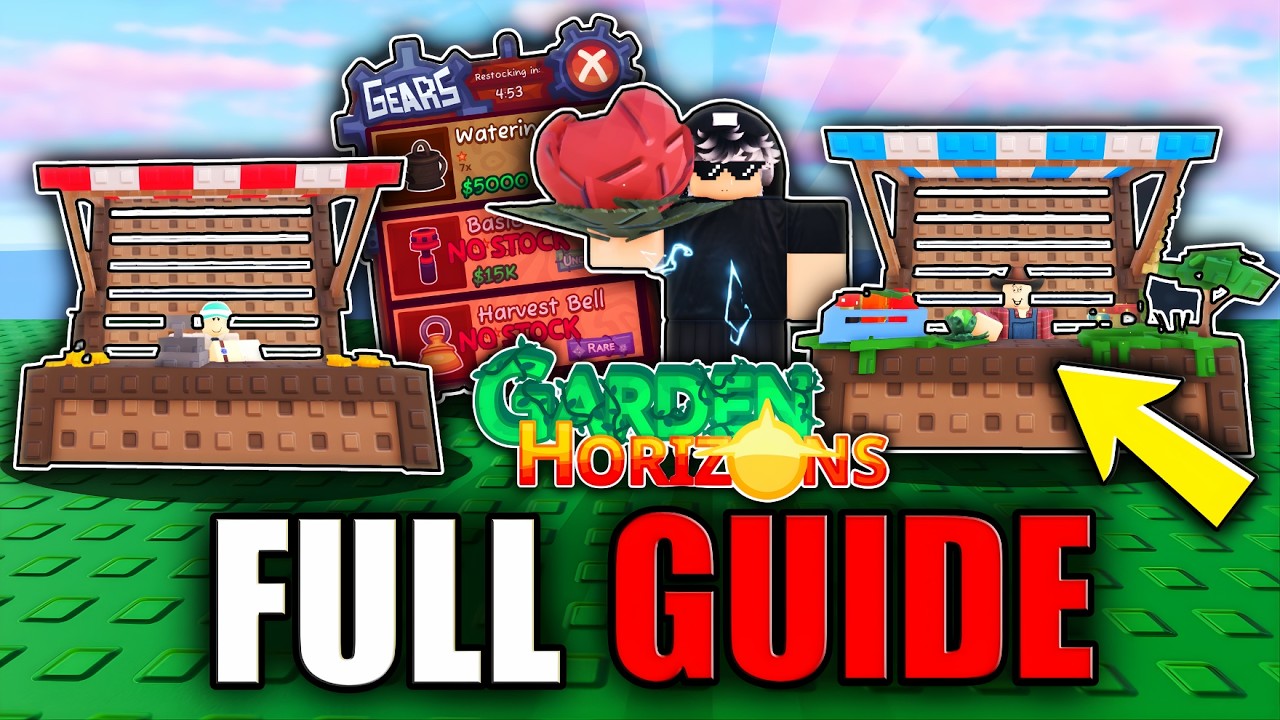 Полное руководство по игре Garden Horizons в Roblox!