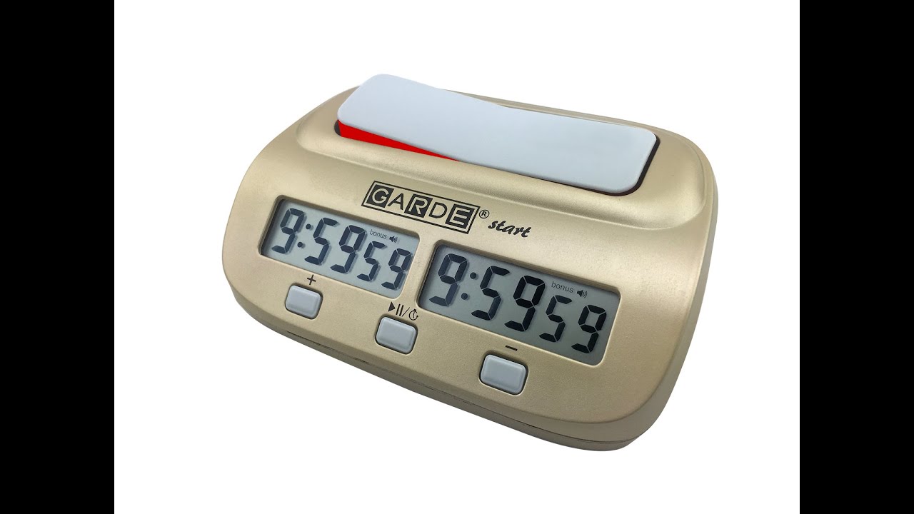 SchachQueen - digital timer GARDE start