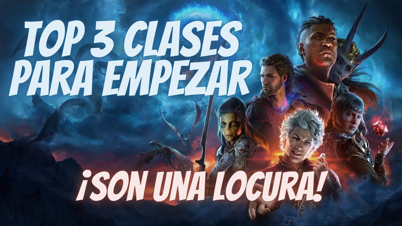 TOP 3: Mejores CLASES para EMPEZAR en BALDUR´S GATE 3