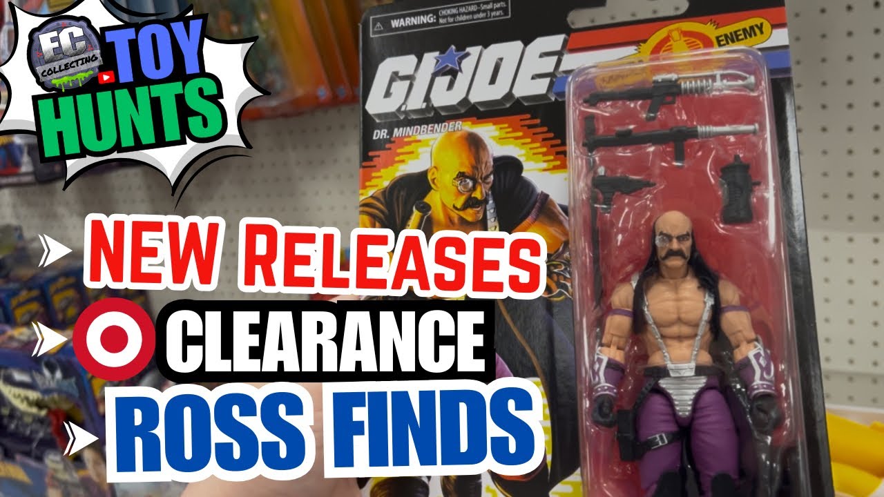 TOY HUNT: NEW figure releases, Target Clearance, and more Ross finds! #toyhunt #toys #ross